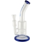 Preview: Glasbong Bullet Honeycomb 23,5cm 18.8 Schliff Farbe Blau Percolator Bong 2